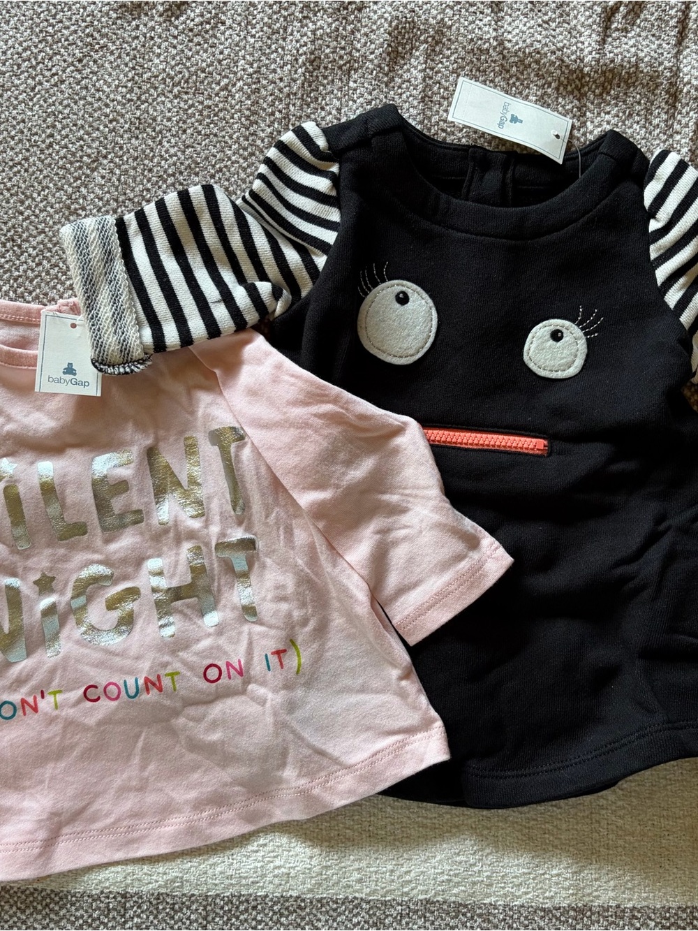 Set 2 BabyGap Baby Girls Dress Pants Top Shirt Leggings Outfit NEW 3-6months